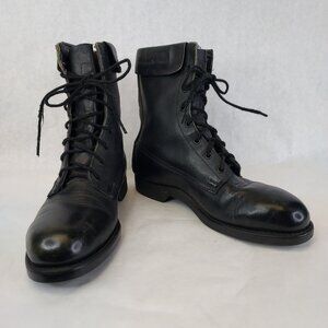 VTG Craddock Combat Boot Men 7W Military Leather ANSI Z41-1983/75 Steel Toe Work